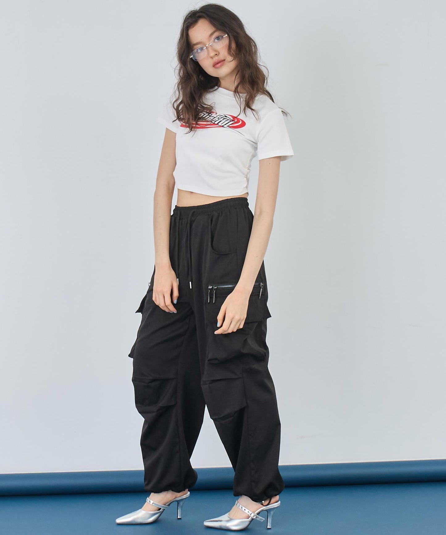 ウエスト シャーリング ロゴ Tシャツ 153-5777