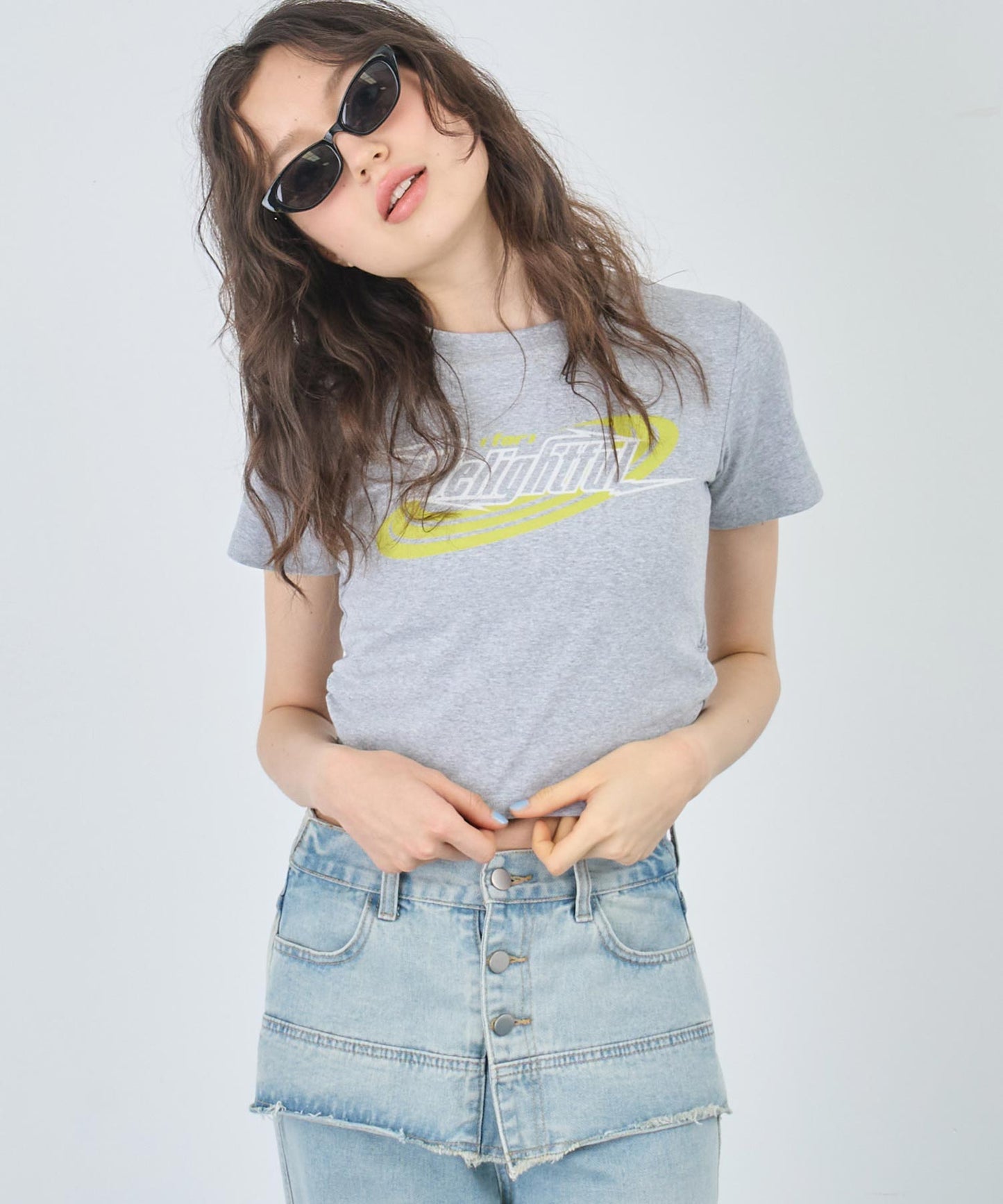 ウエスト シャーリング ロゴ Tシャツ 153-5777