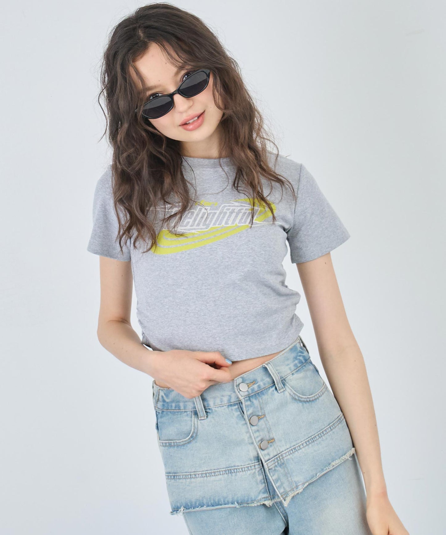 ウエスト シャーリング ロゴ Tシャツ 153-5777
