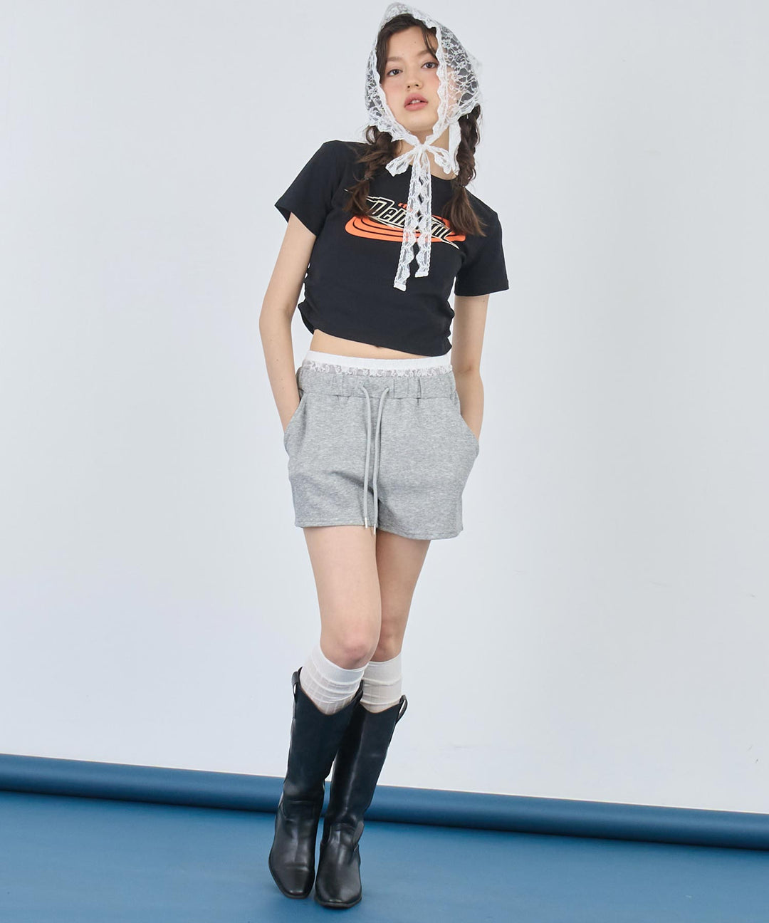 ウエスト シャーリング ロゴ Tシャツ 153-5777