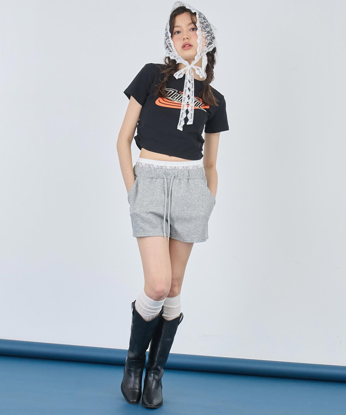 ウエスト シャーリング ロゴ Tシャツ 153-5777