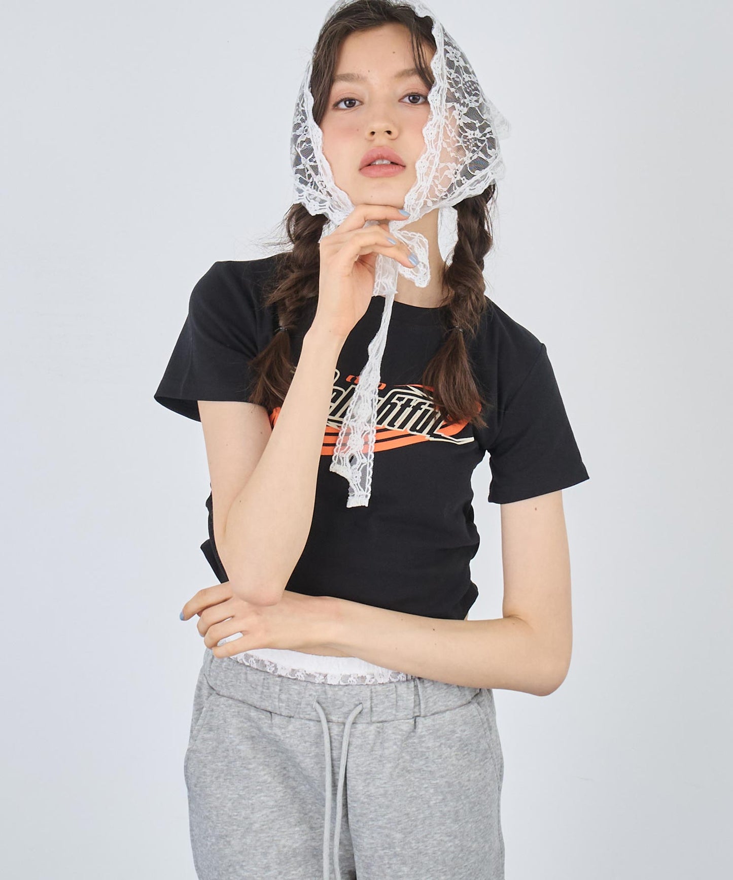 ウエスト シャーリング ロゴ Tシャツ 153-5777