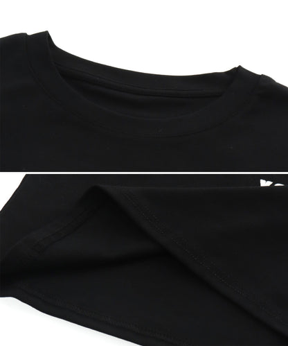 フロッキー ハート ロゴ プリント Tシャツ 153-5778