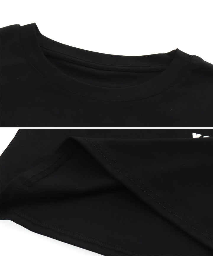 フロッキー ハート ロゴ プリント Tシャツ 153-5778