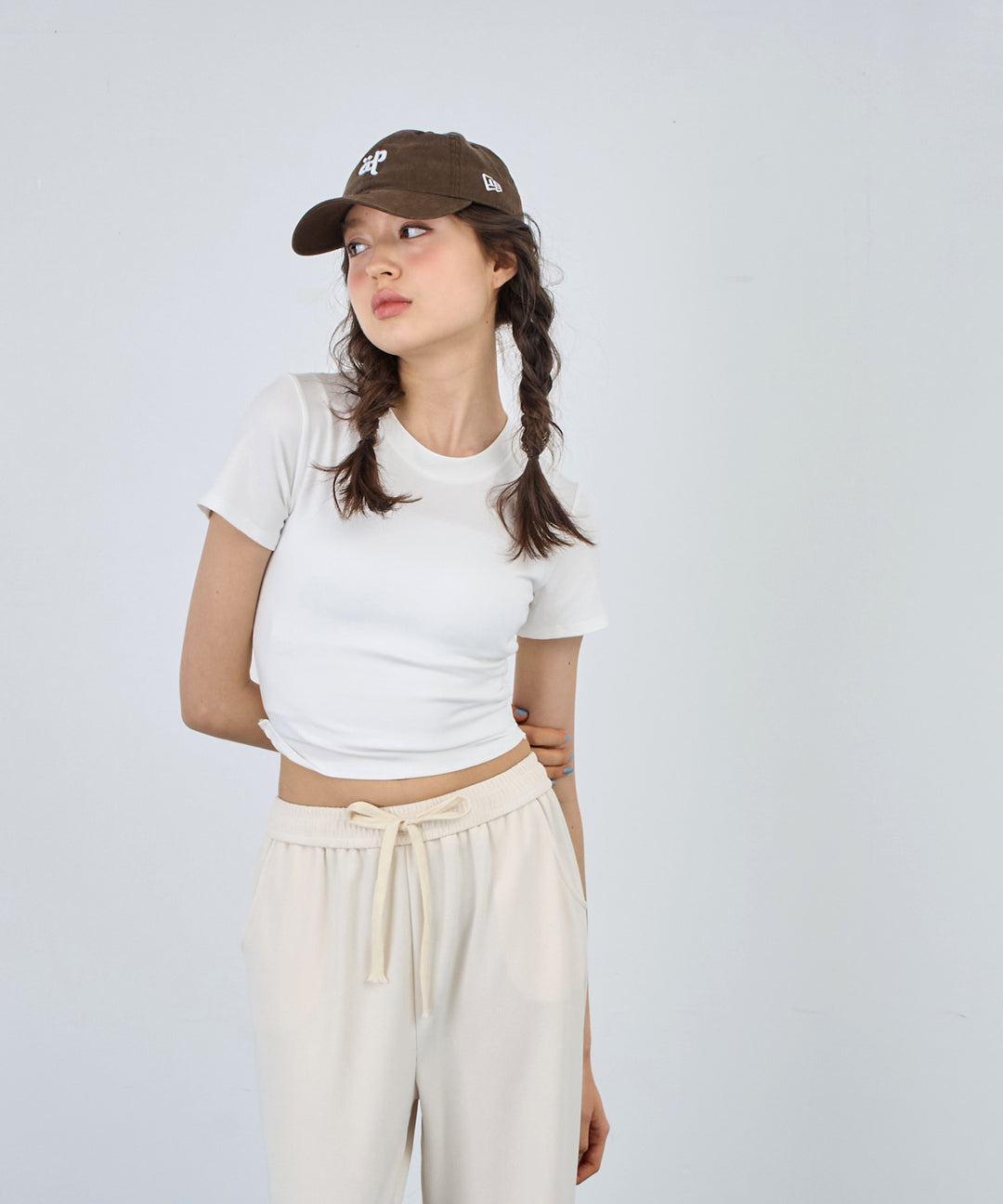 バック ギャザー Tシャツ トップス 153-5781