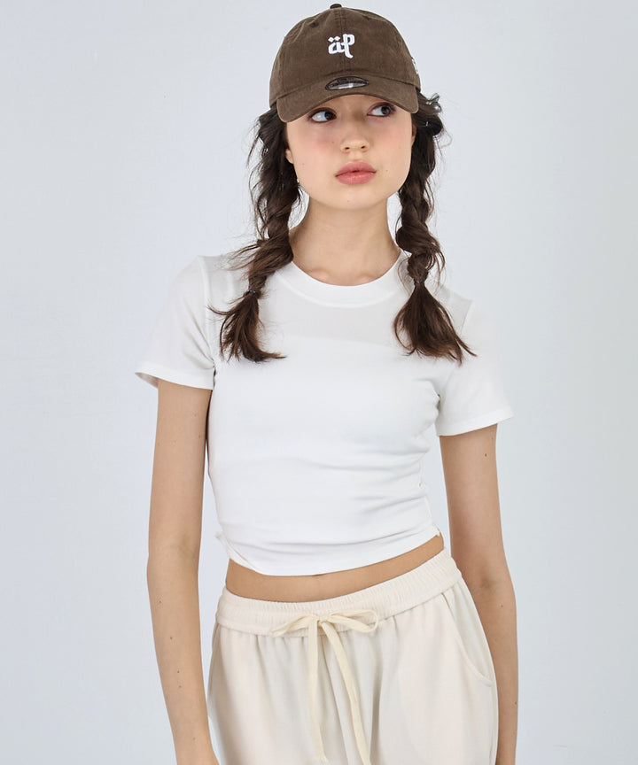 バック ギャザー Tシャツ トップス 153-5781
