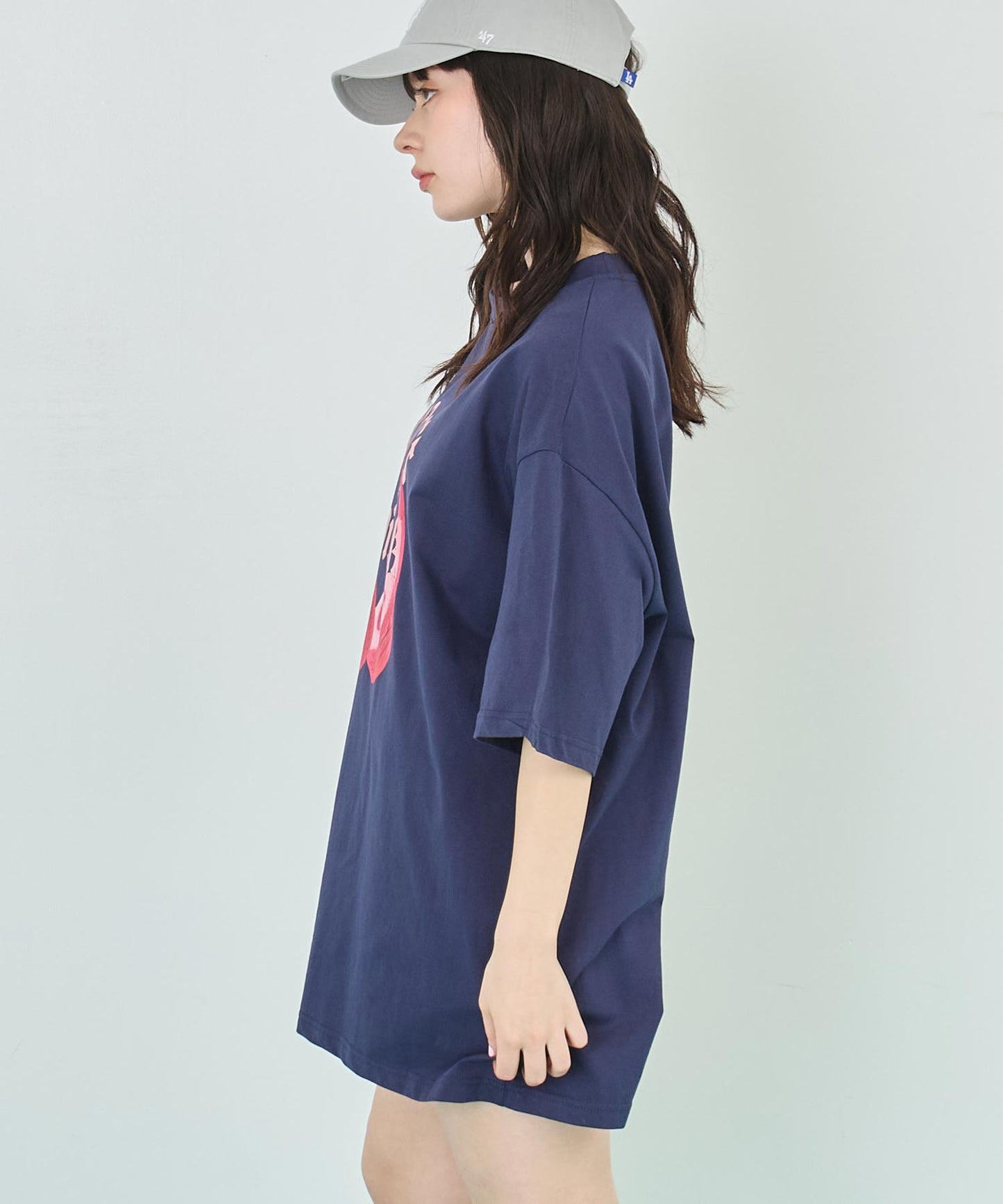 イヤホンプリント ビッグ Tシャツ 153-5787
