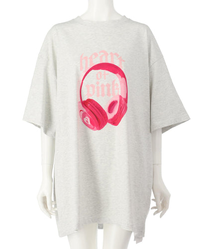 イヤホンプリント ビッグ Tシャツ 153-5787