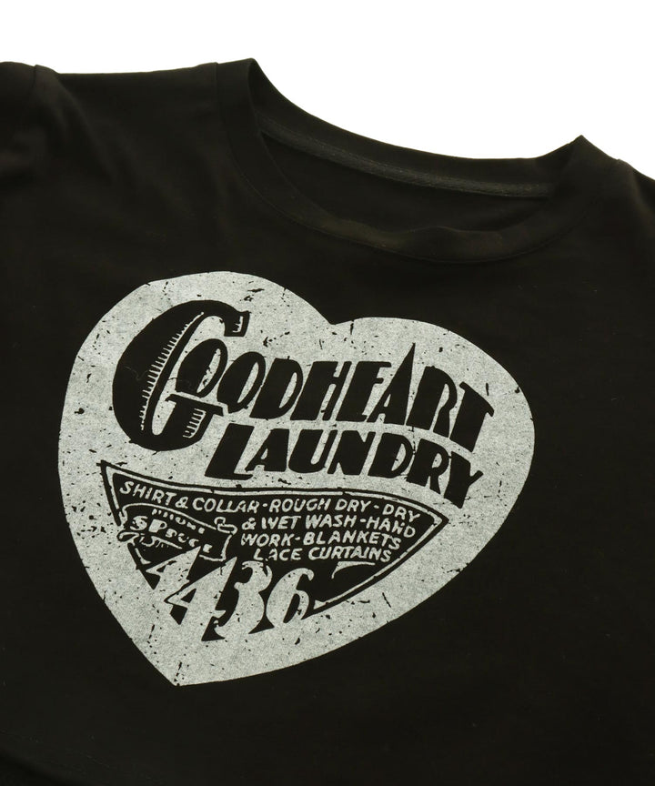 クロップド ハート プリント ロゴ Tシャツ 153-5792