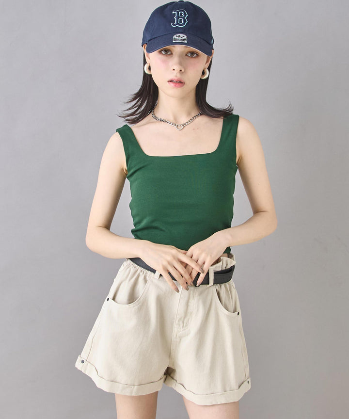 クロップド タンクトップ 153-5793