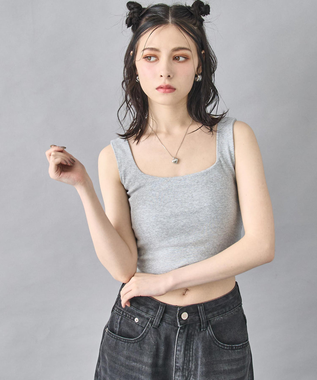 クロップド タンクトップ 153-5793