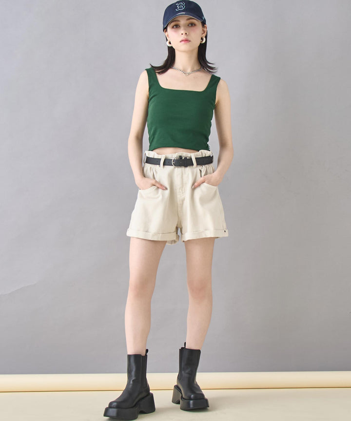 クロップド タンクトップ 153-5793