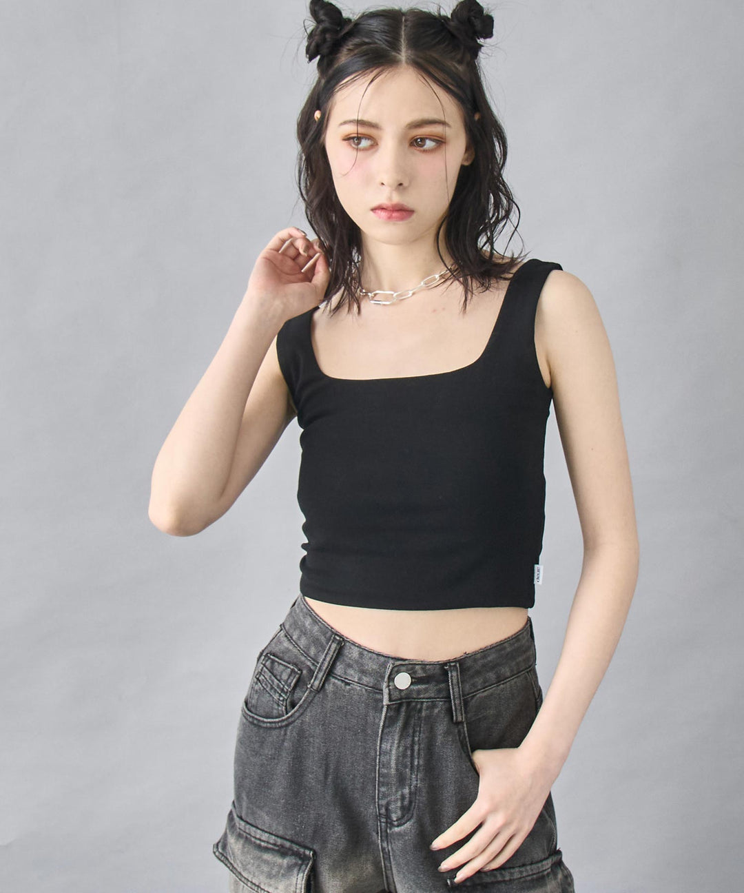 クロップド タンクトップ 153-5793