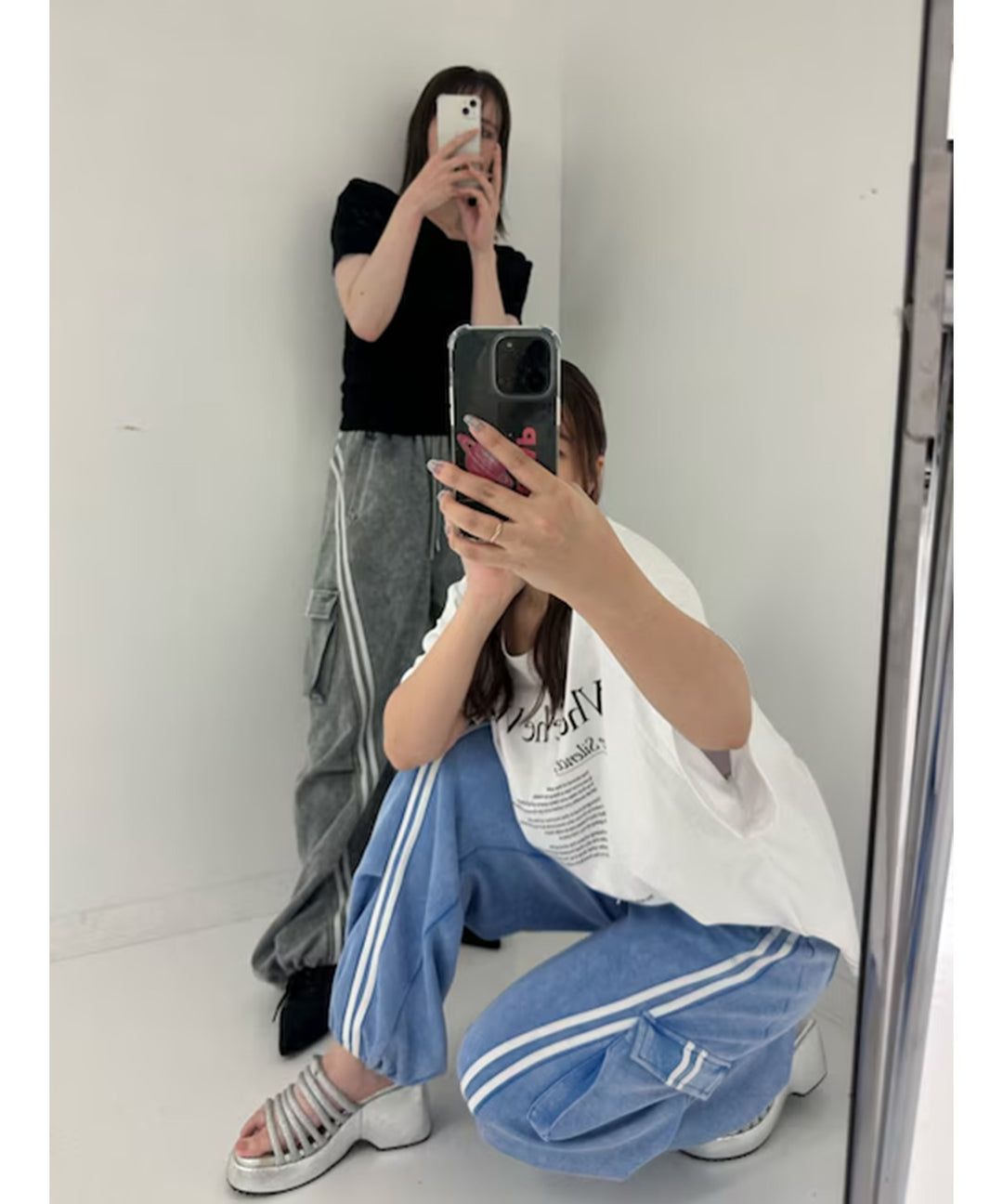 メッセージ ロゴ ビッグ Tシャツ 153-5798