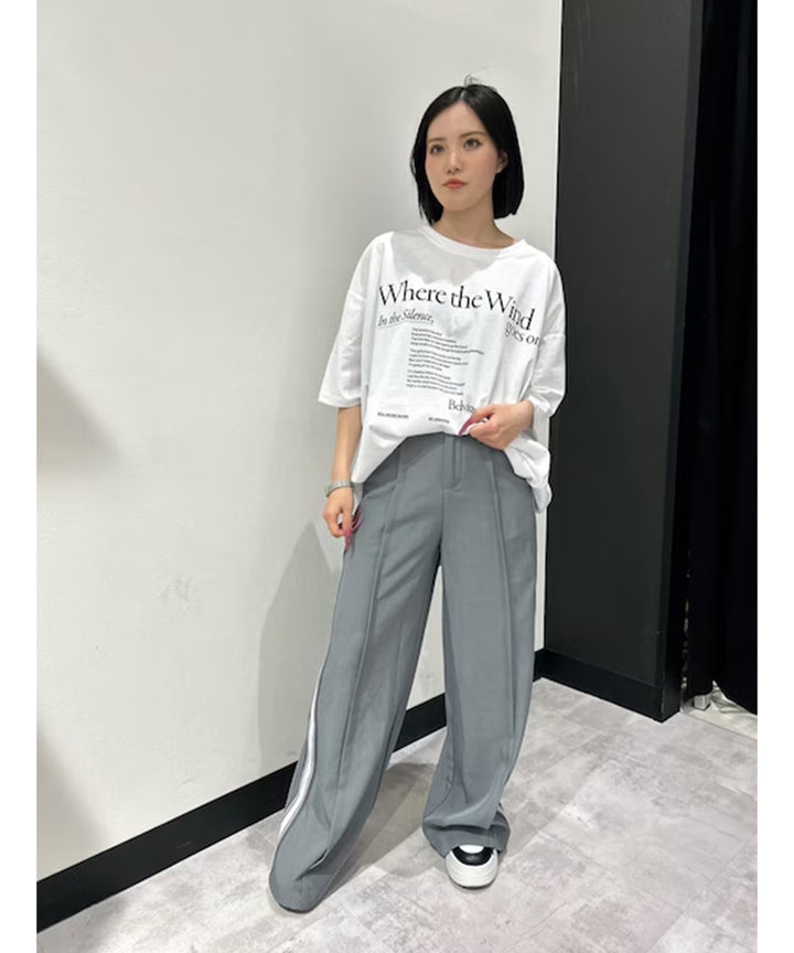 メッセージ ロゴ ビッグ Tシャツ 153-5798