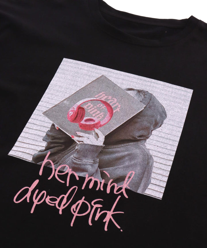 heartofpink フォト プリント ビッグ Tシャツ 153-5799