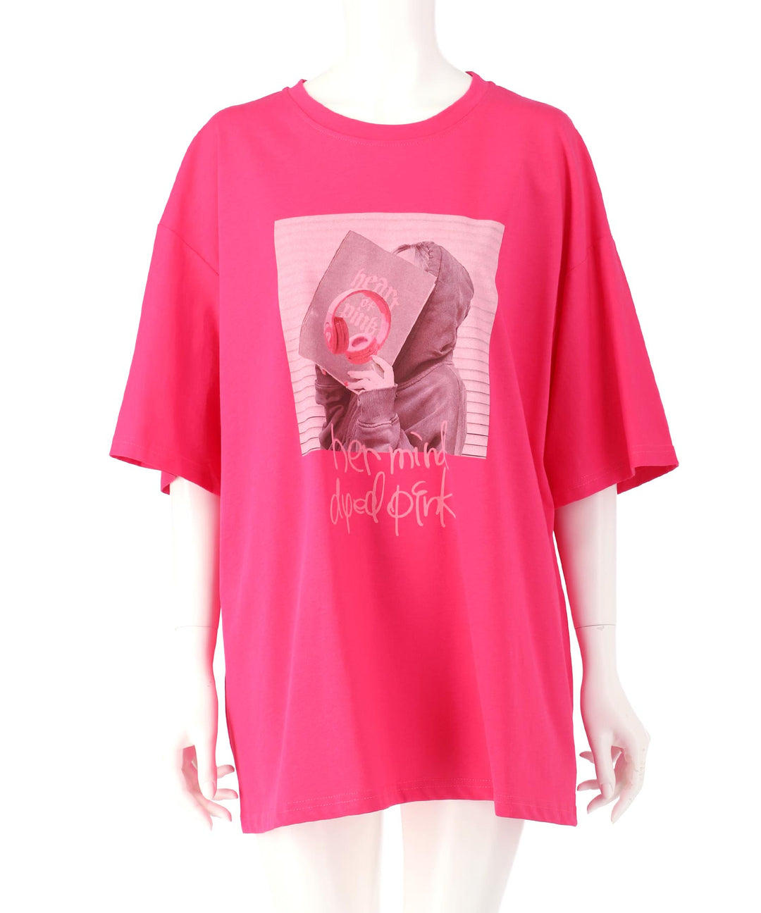 heartofpink フォト プリント ビッグ Tシャツ 153-5799