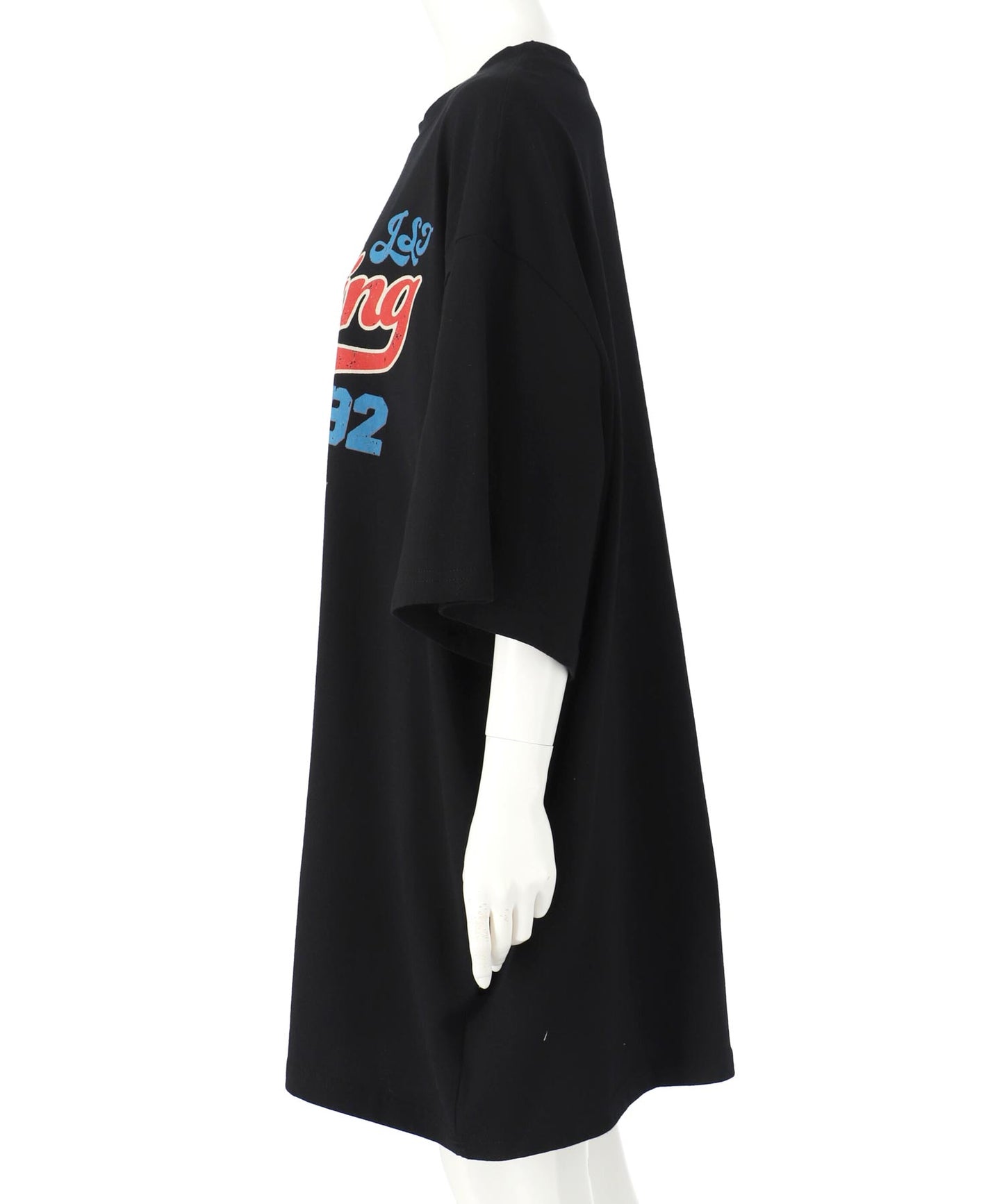 レトロ POP ロゴ プリント ビッグ Tシャツ 153-5800