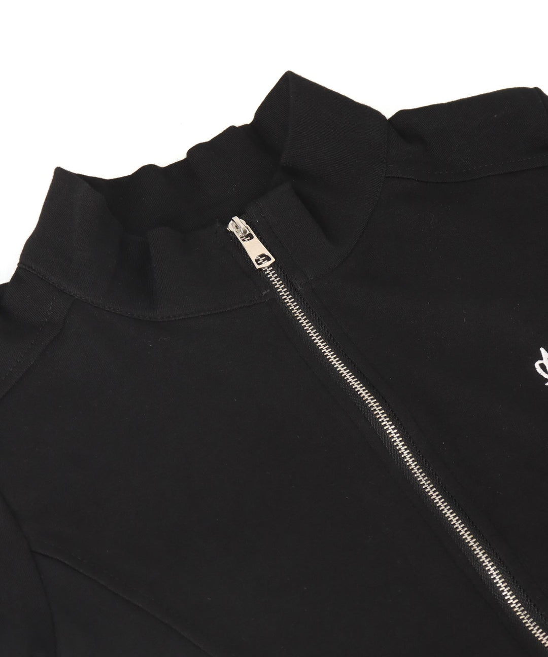 ハート ロゴ モックネック ダブルZIP 半袖 トップス 153-5870