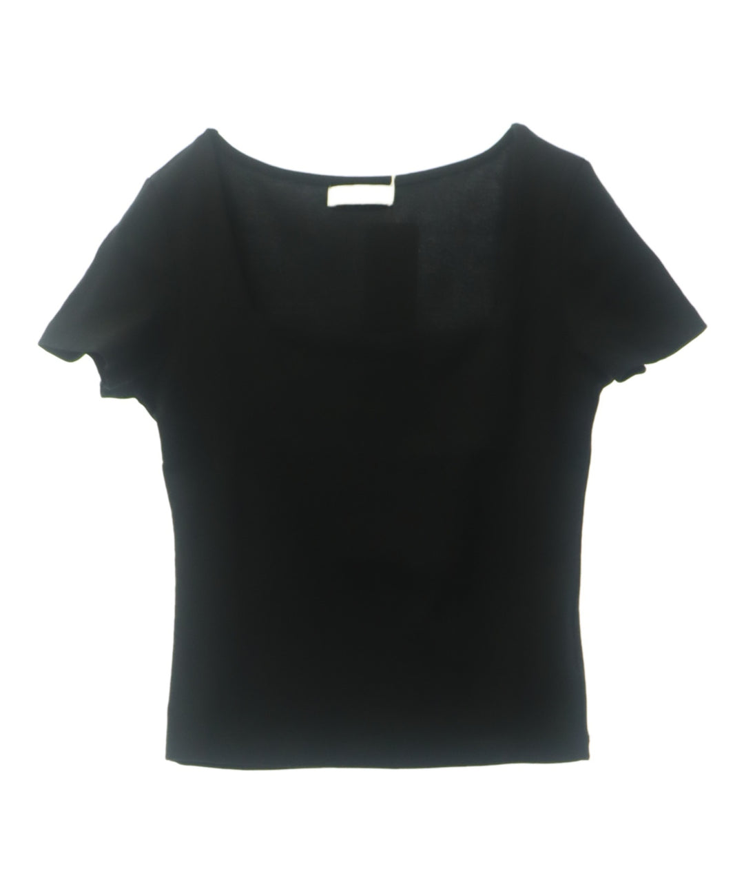 デコルテ キレイ見え スクエア ネック ストレッチ Tシャツ 153-5888