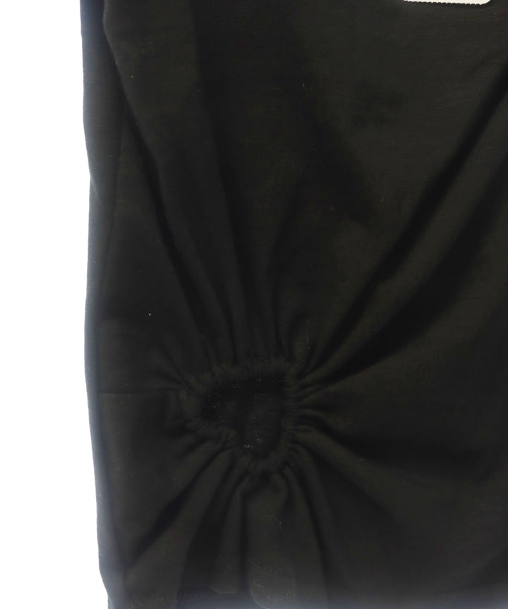 くり抜き ギャザー ハート ストレッチ Tシャツ 153-5889