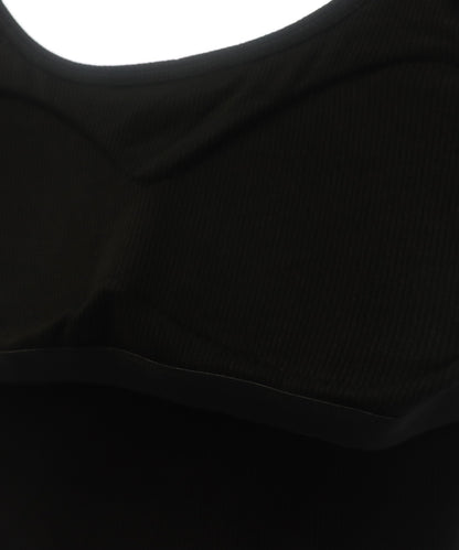 パッド入り 背中キレイ見え リブ Tシャツ 153-5890