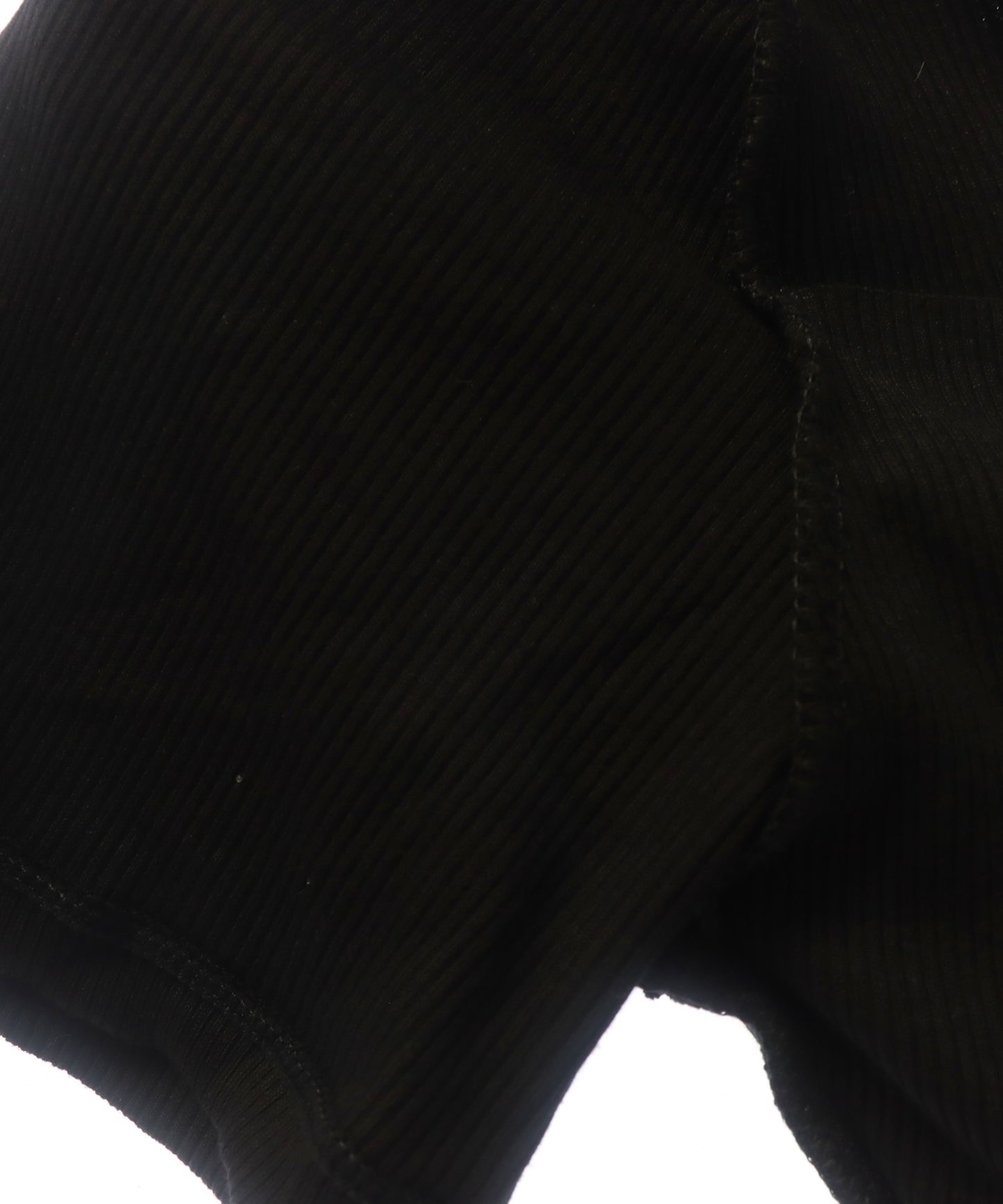 パッド入り 背中キレイ見え リブ Tシャツ 153-5890