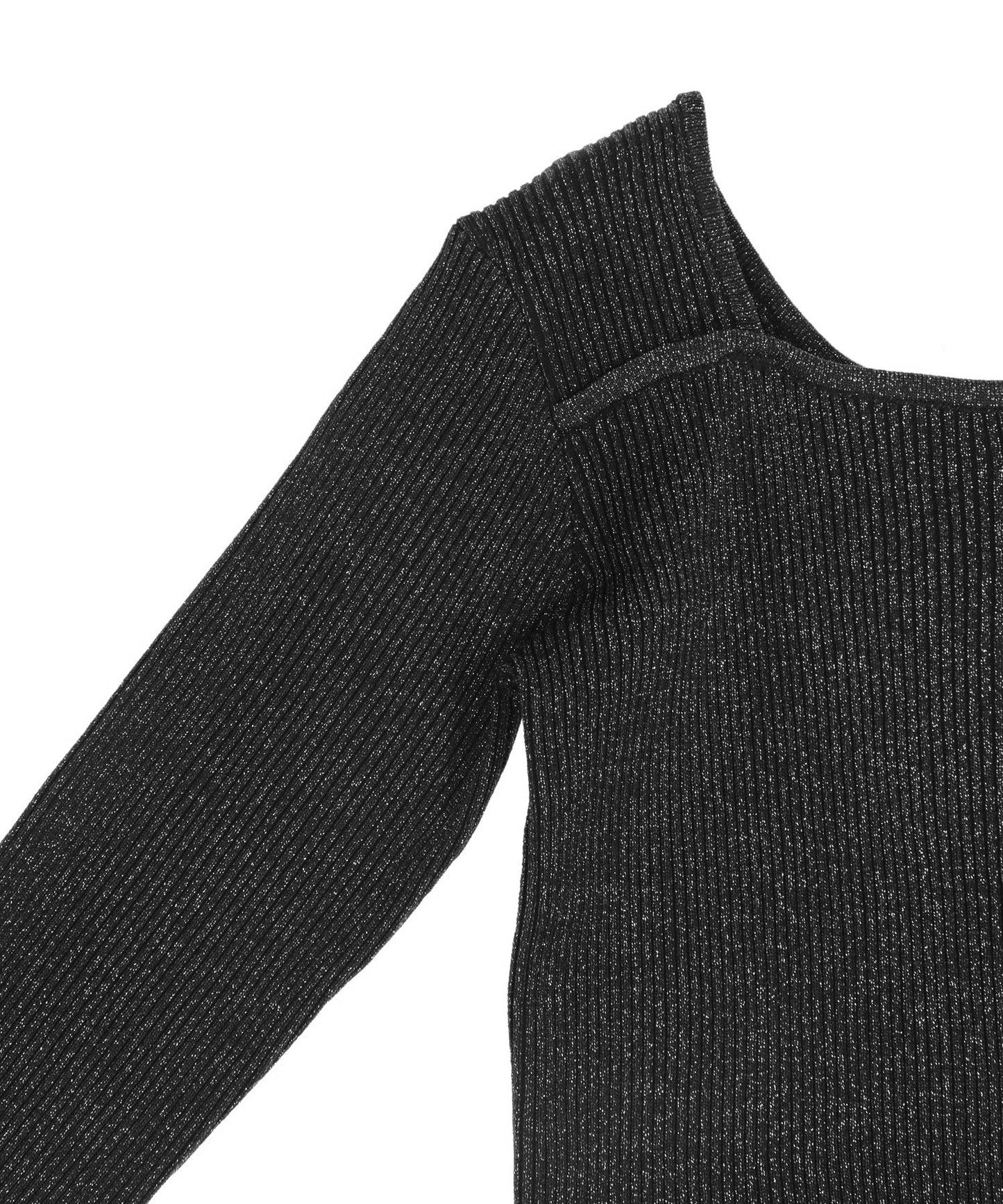 オープンデザイン メタル付き ラメニット 153-5963