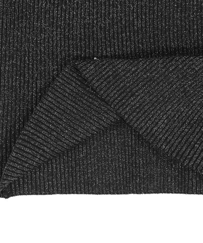 オープンデザイン メタル付き ラメニット 153-5963