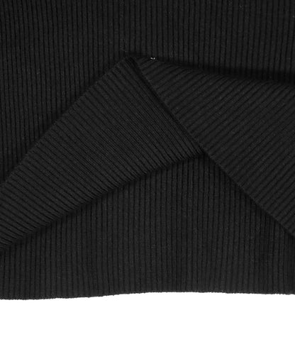 チョーカーネック オープンショルダー リブニット 153-5964