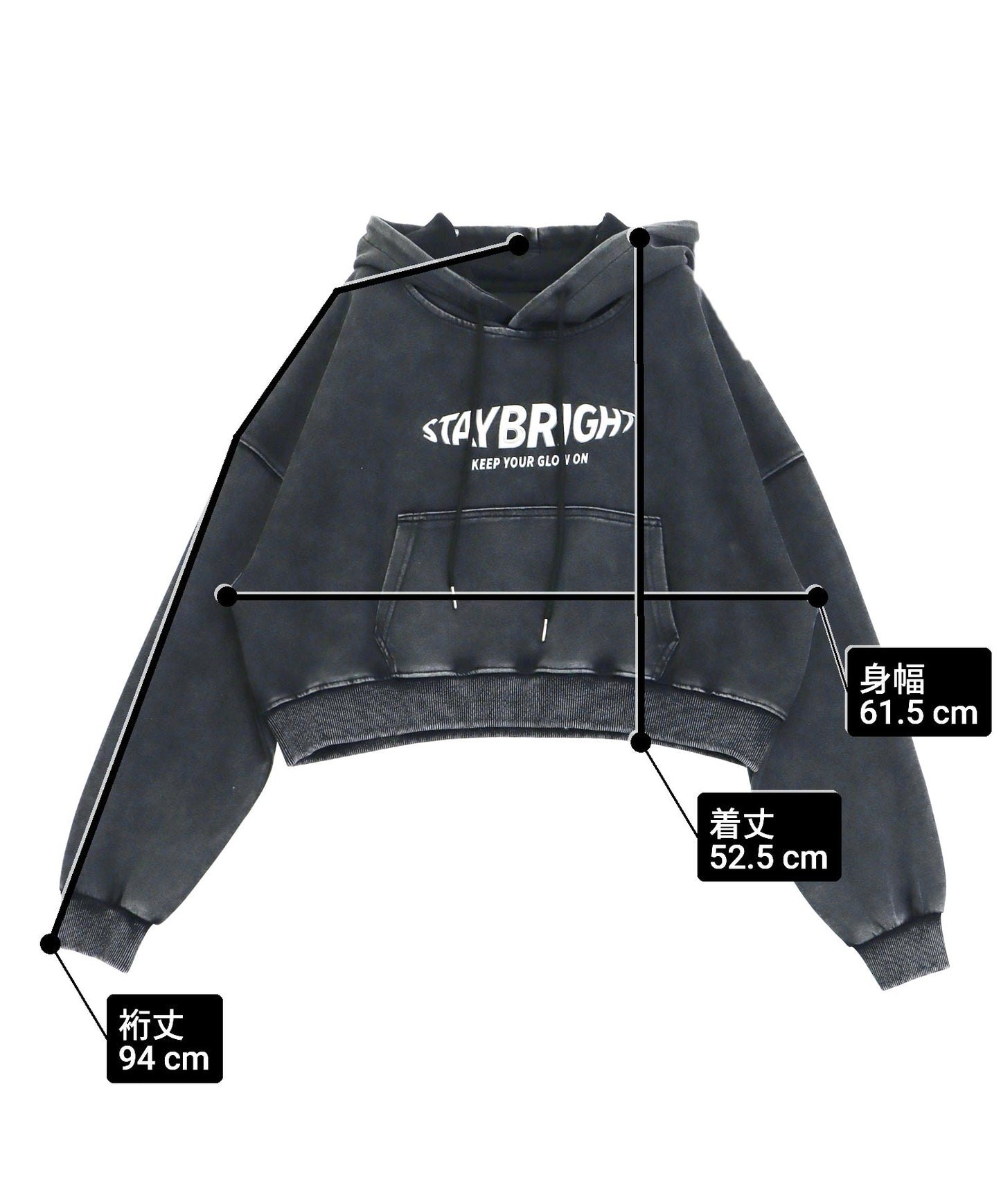 ウォッシュ加工 メタルプリント スウェット フーディー 153-5970