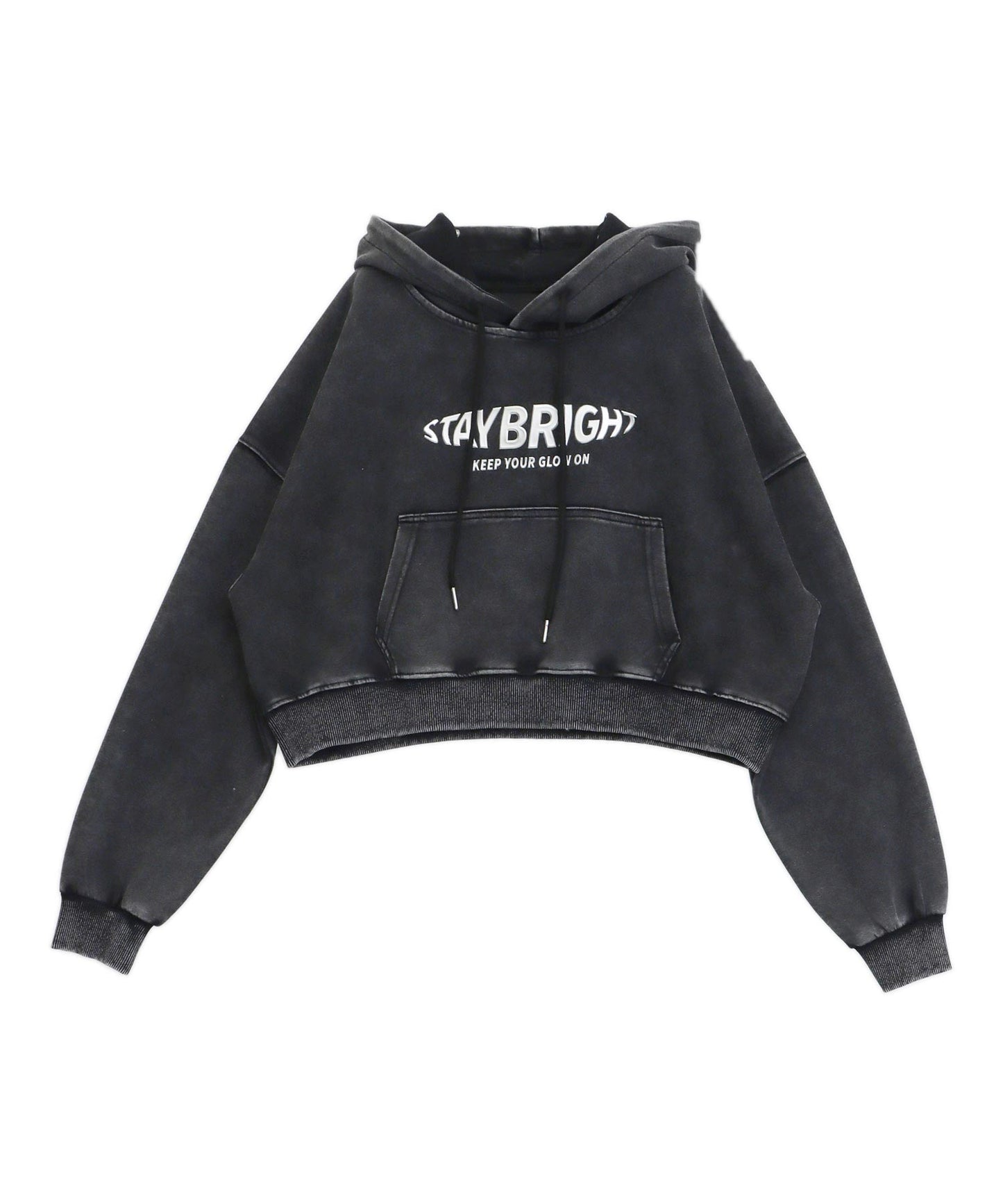 ウォッシュ加工 メタルプリント スウェット フーディー 153-5970