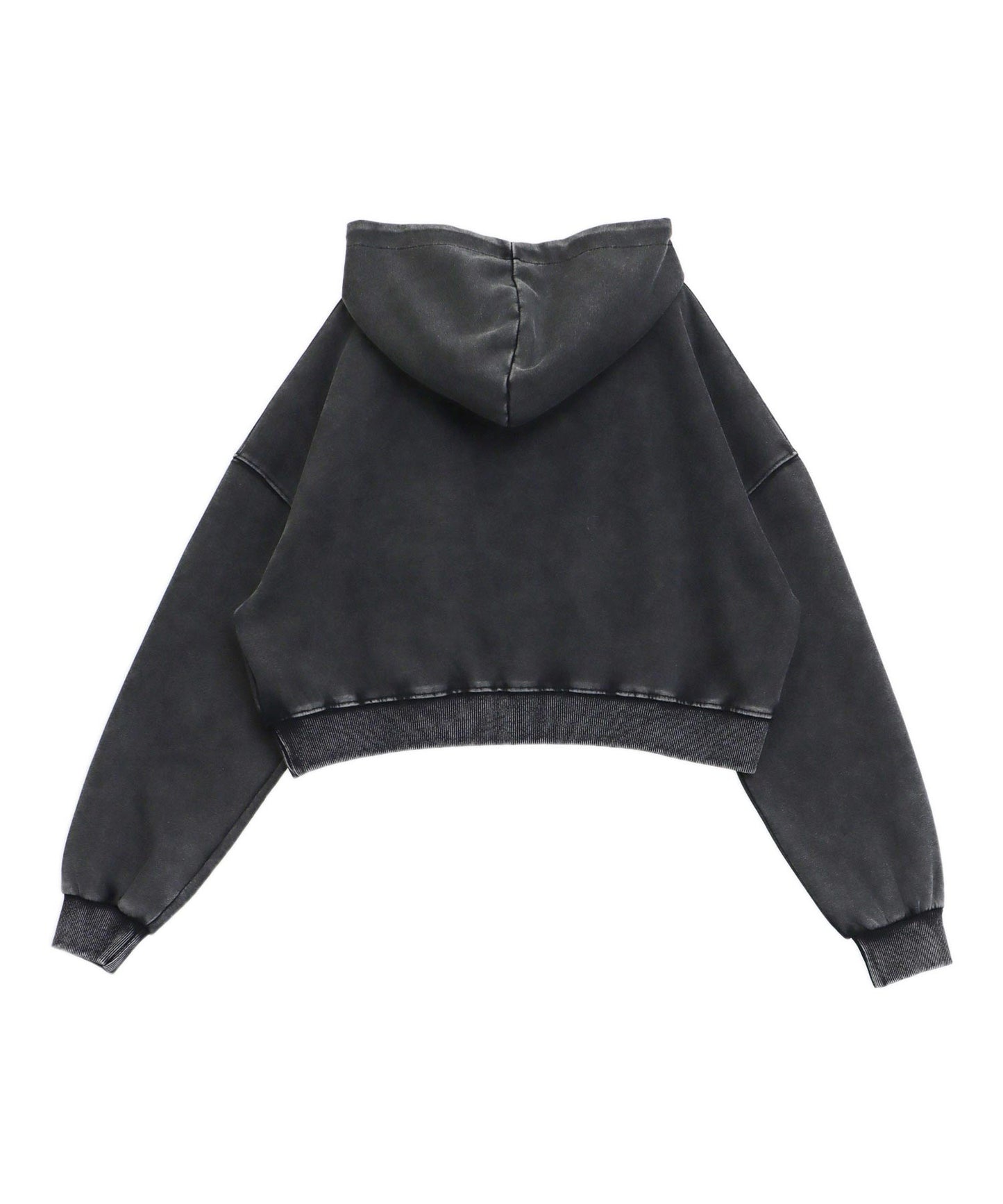 ウォッシュ加工 メタルプリント スウェット フーディー 153-5970