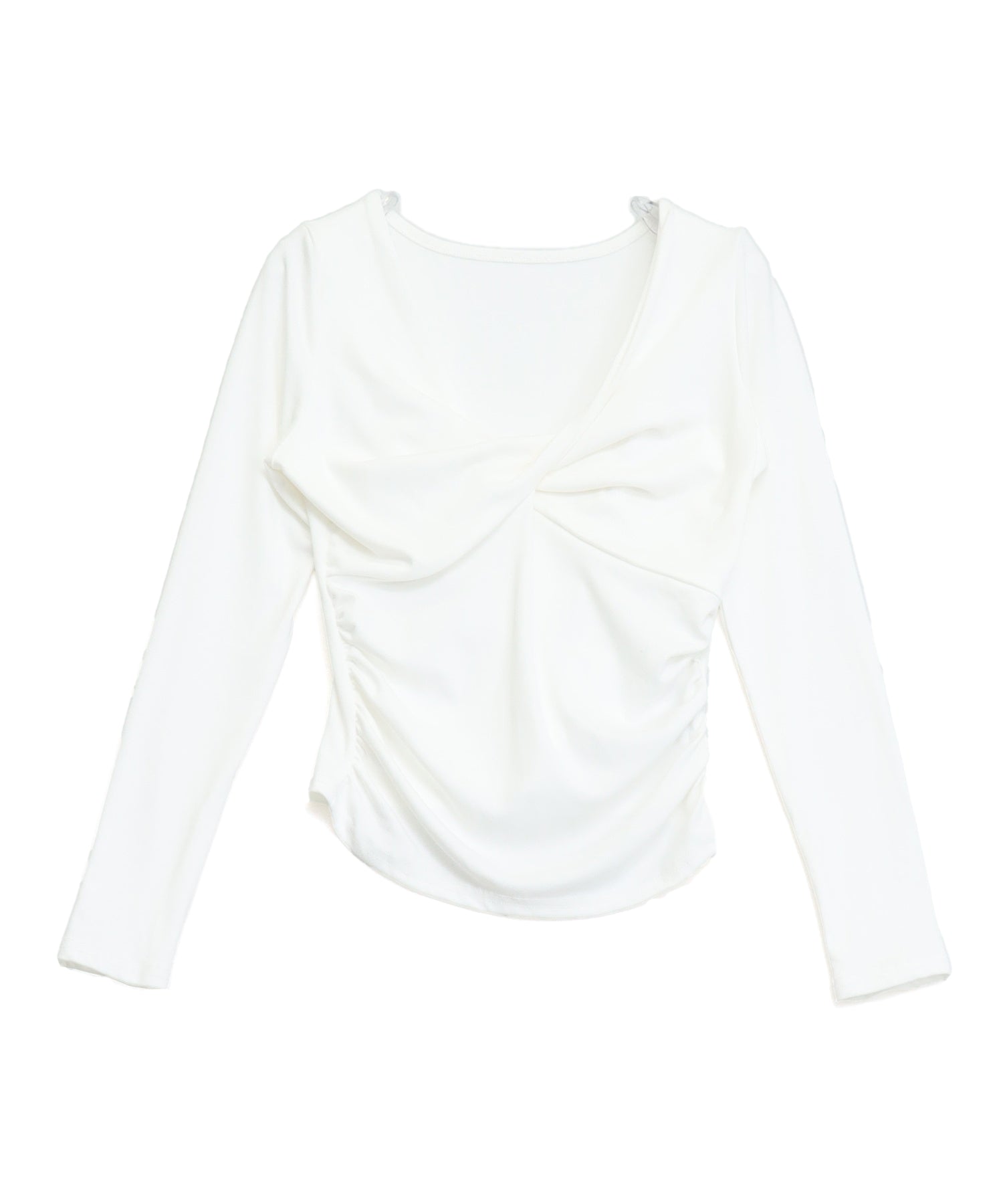 フロントツイスト ぴたっと ロングスリーブ Tシャツ 153-6041 – ANAP
