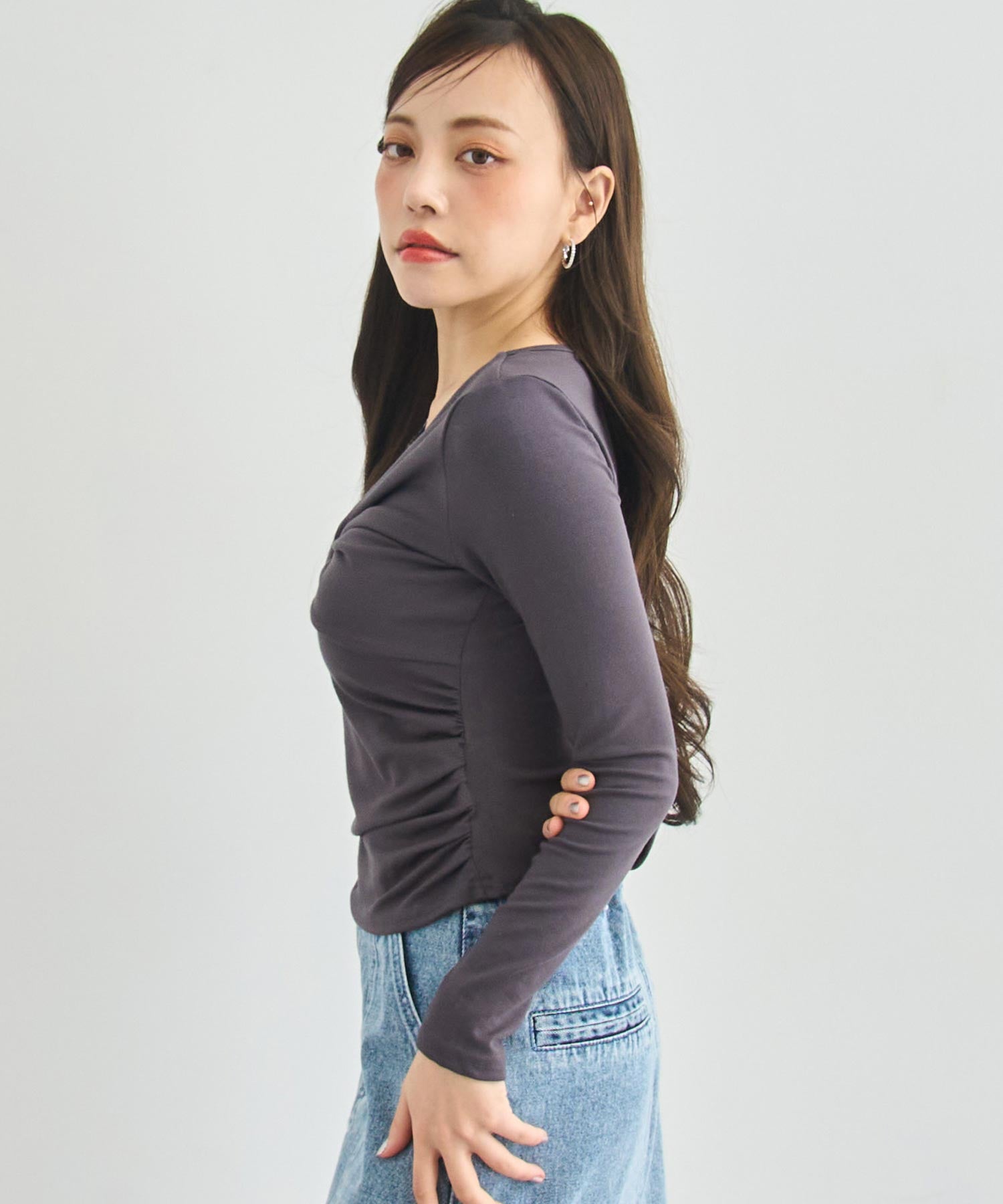 洋楽 Fros't フロントツイスト ぴたっと ロングスリーブ Tシャツ 153-6041 – ANAP