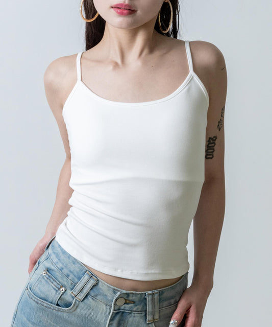 カップ付 バックオープン キャミソール 153-6046