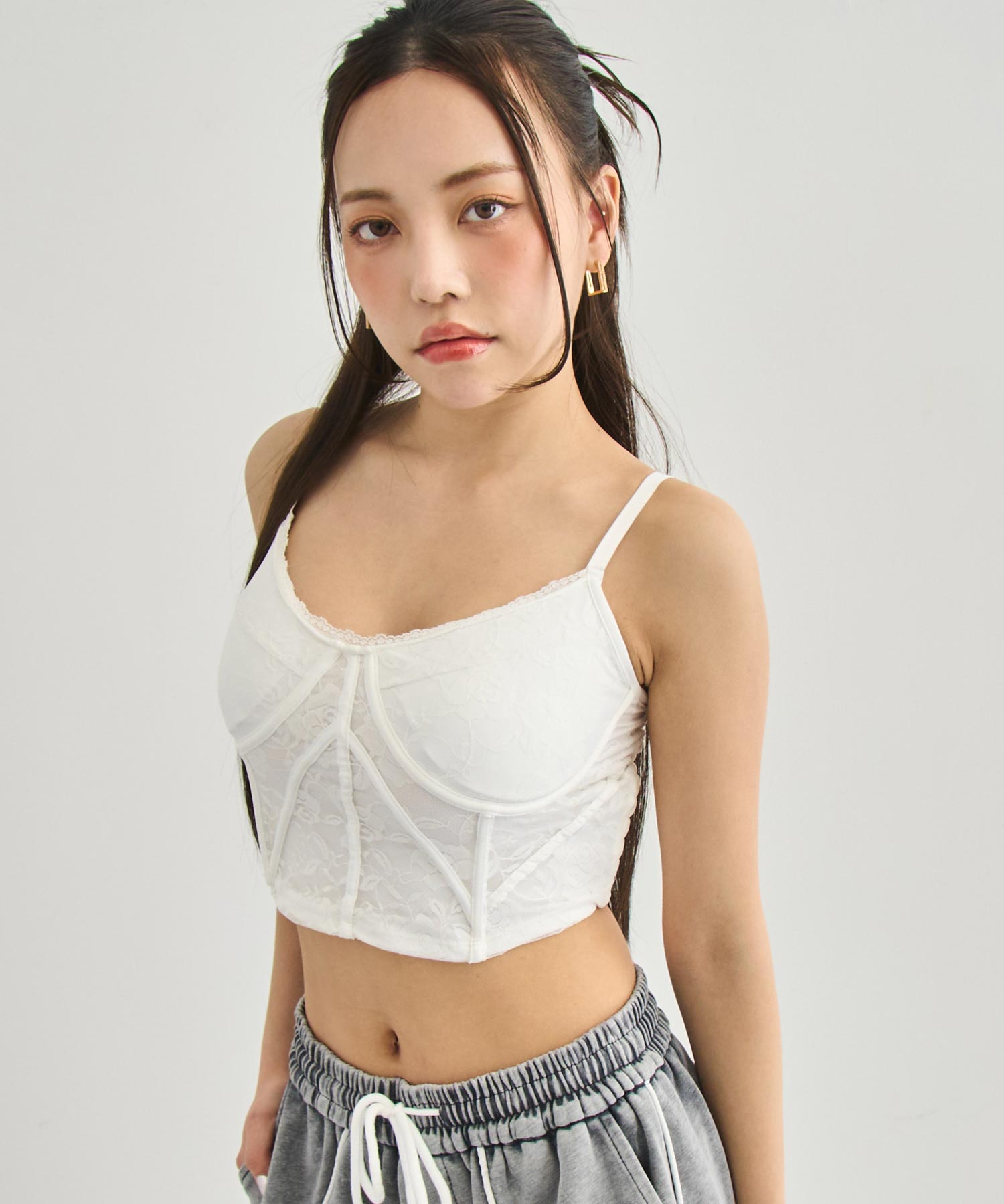 カップ付 コルセット キャミソール 153-6047 – ANAP オンラインショップ