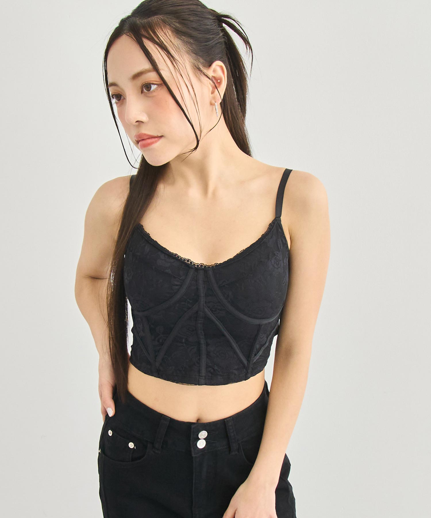カップ付 コルセット キャミソール 153-6047 – ANAP オンラインショップ
