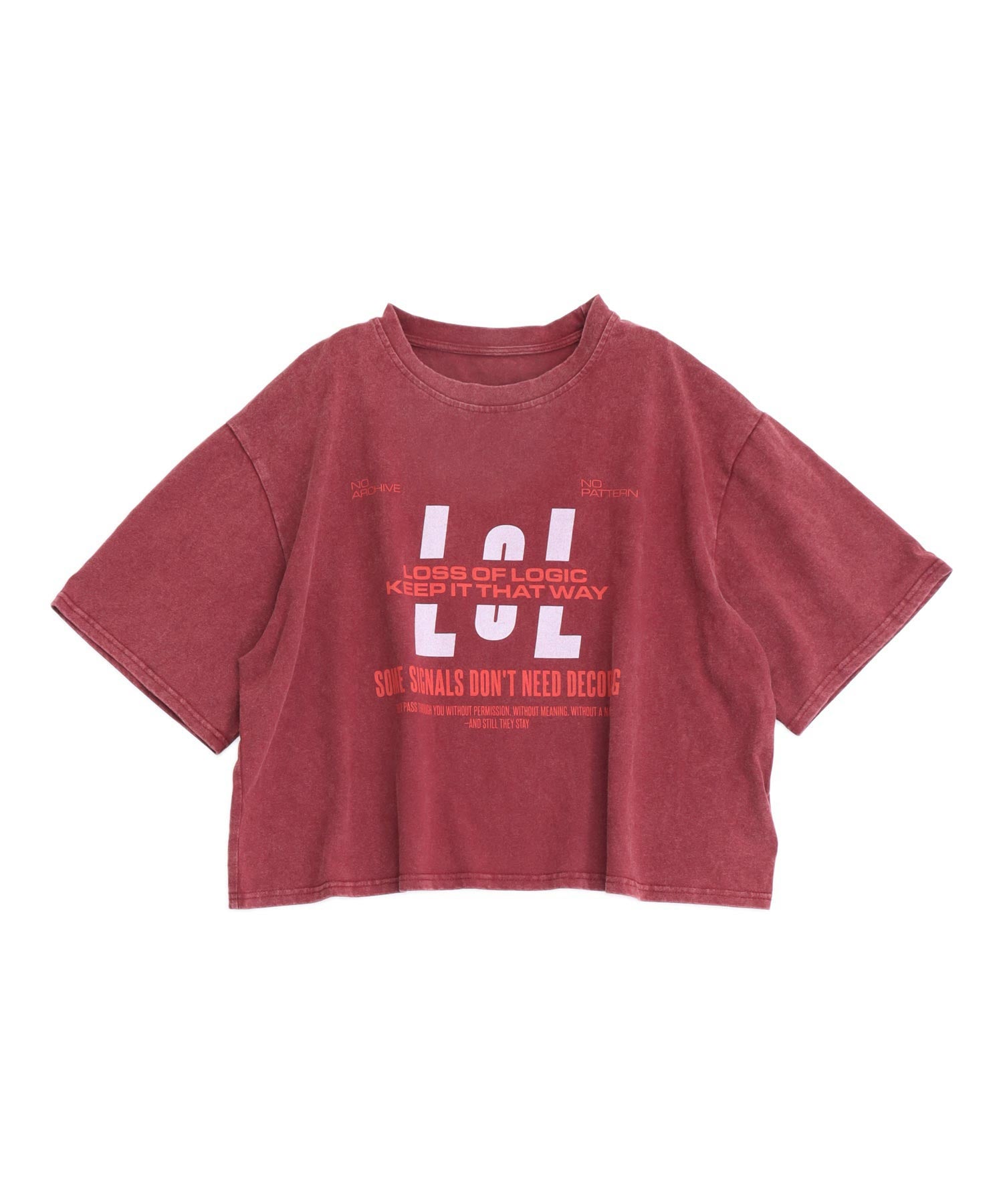 ウォッシュ加工 クロップド ビッグTシャツ 153-6150 – ANAP
