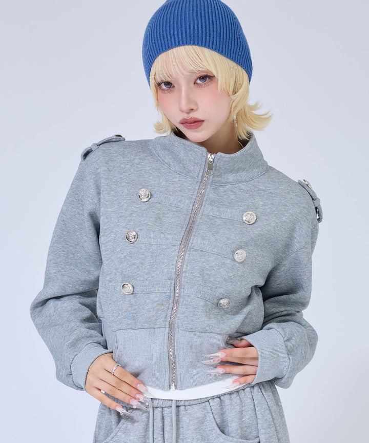 グレー(身長：約158cm)