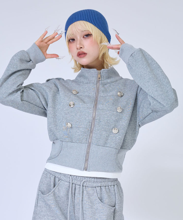 グレー(身長：約158cm)