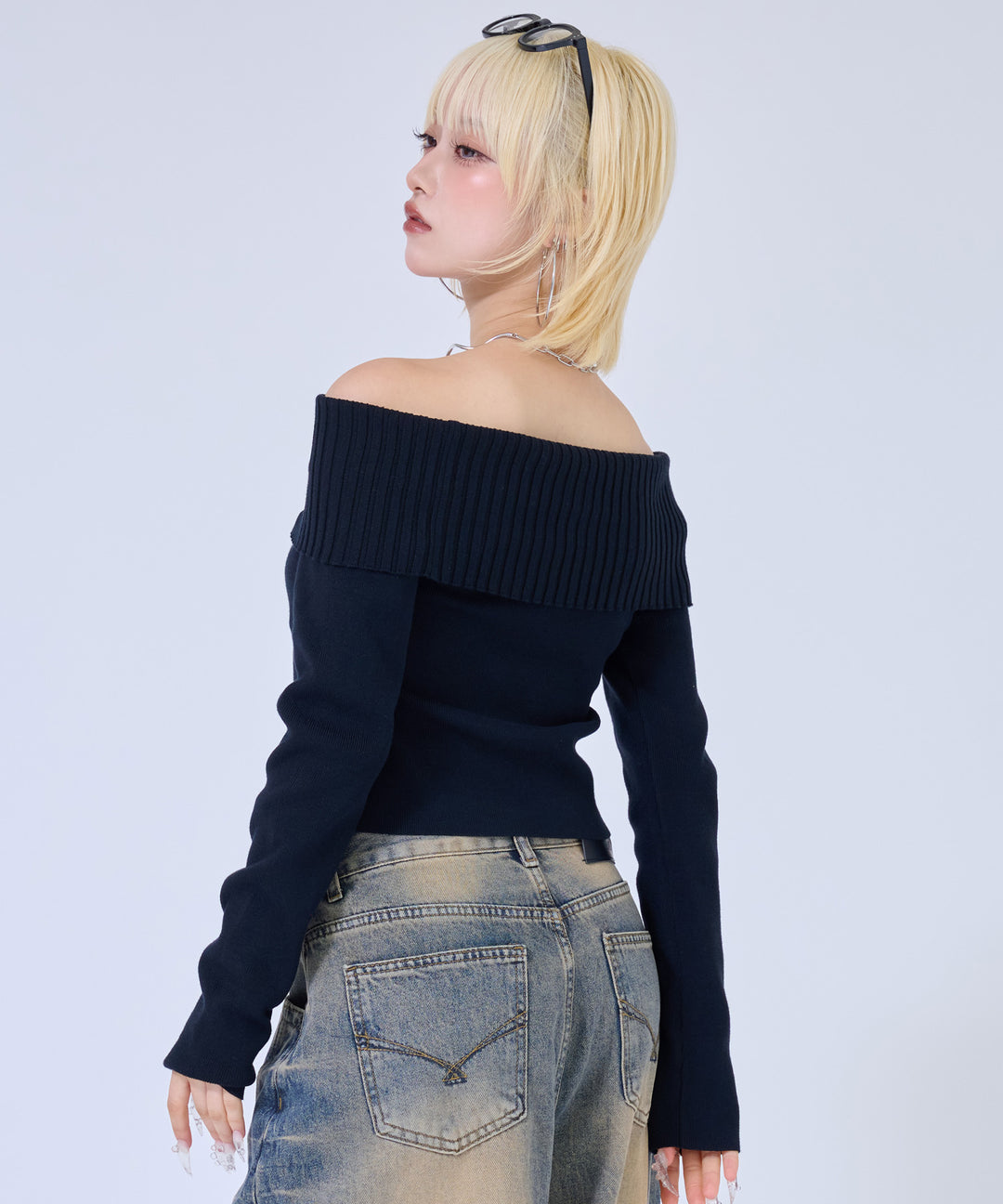ブラック(身長：約158cm)