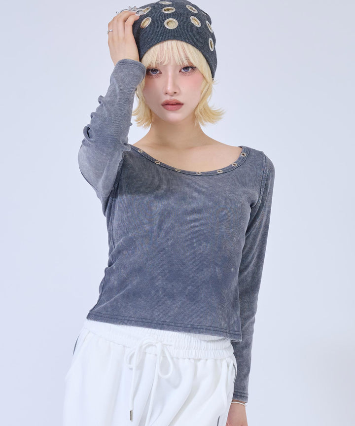 グレー(身長：約158cm)