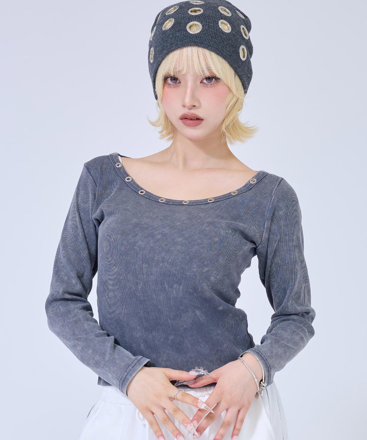 グレー(身長：約158cm)