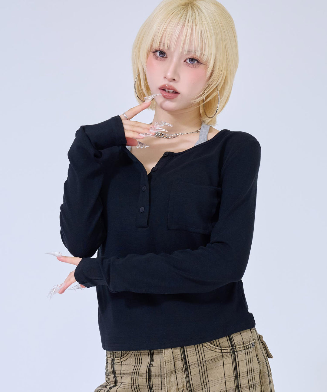ブラック(身長：約158cm)
