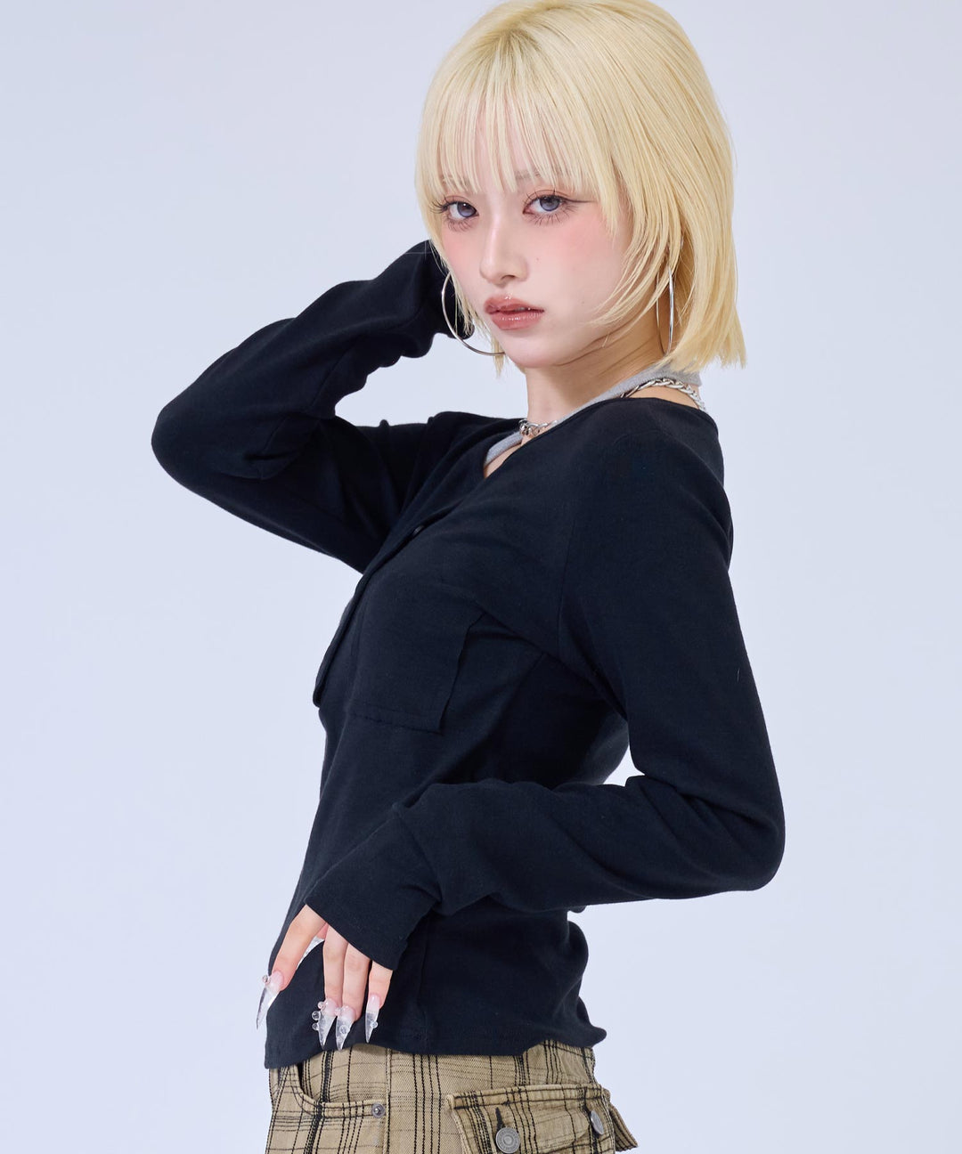 ブラック(身長：約158cm)