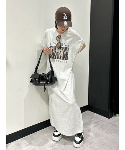 フォトプリント Tシャツ ワンピース 157-5801