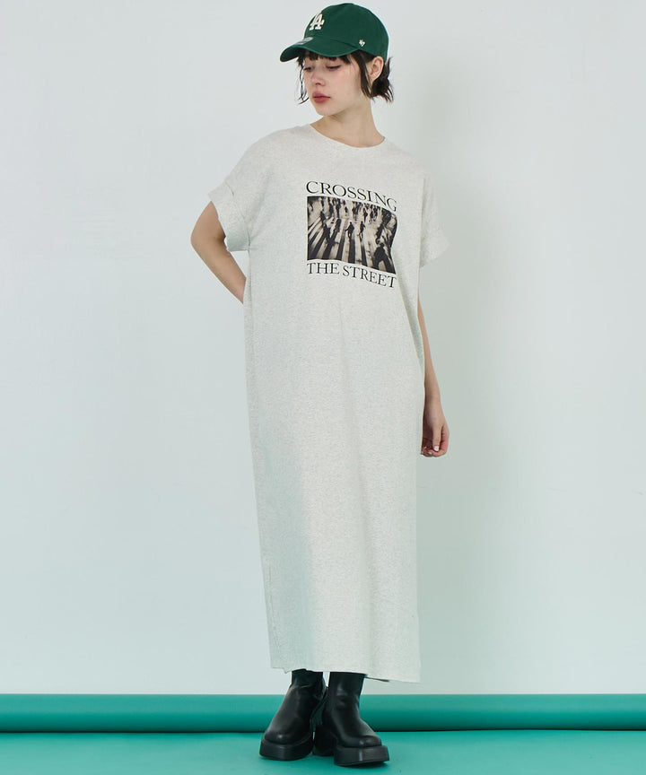 フォトプリント Tシャツ ワンピース 157-5801