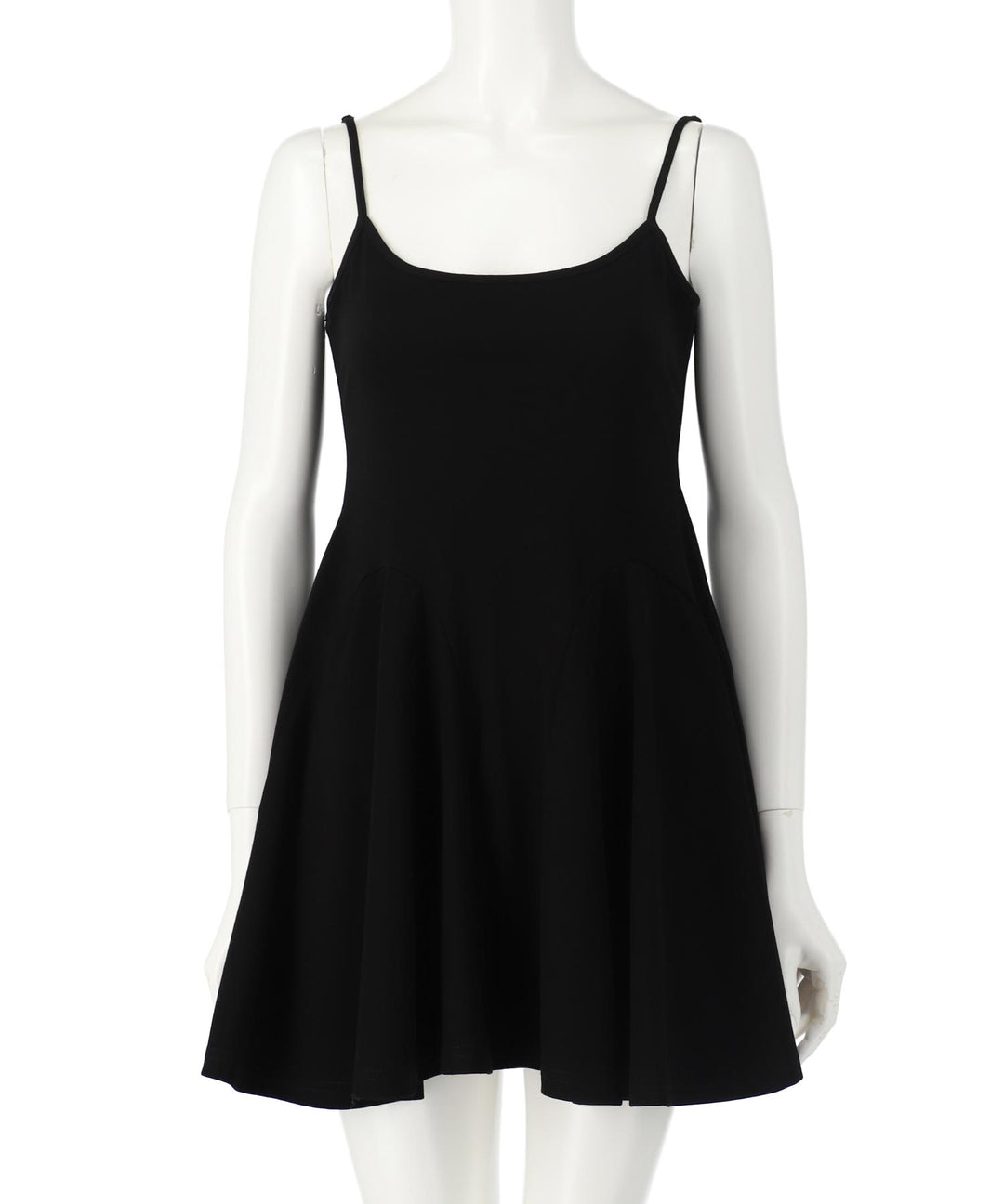 ストレッチ フレア ミニ キャミ ワンピース 157-5851