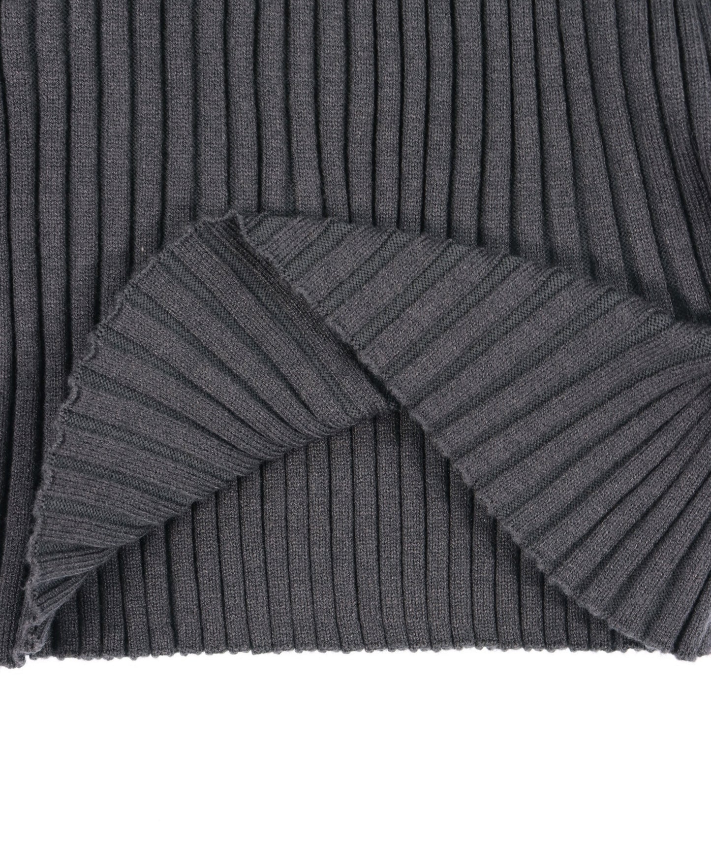 レイヤード見え オフショルダー リブ ニット ミニ ワンピース 157-5951